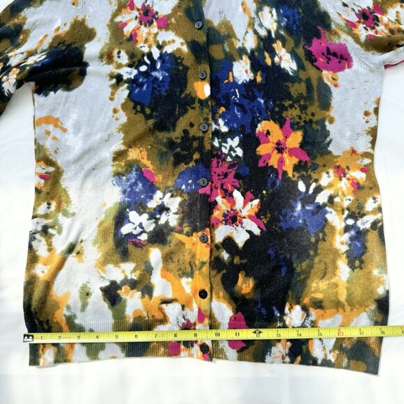 Joseph A Women’s Flower Cardigan Large - Picture 11 of 13